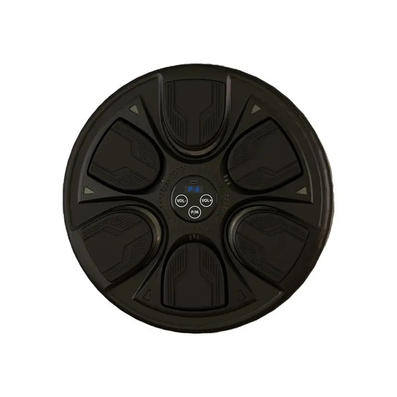 Black intelligent music boxing machine wall target with boxing gloves for home training