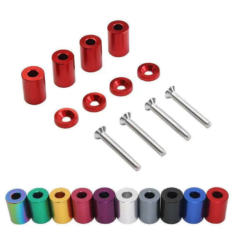 Aluminium alloy machine cover hair pack body in red blue and black for 6MM 8MM aperture