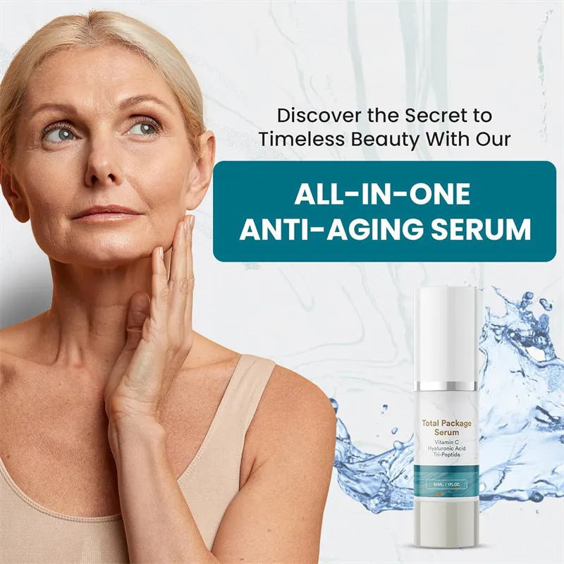 30ml bottle of moisturising and brightening facial essence serum.