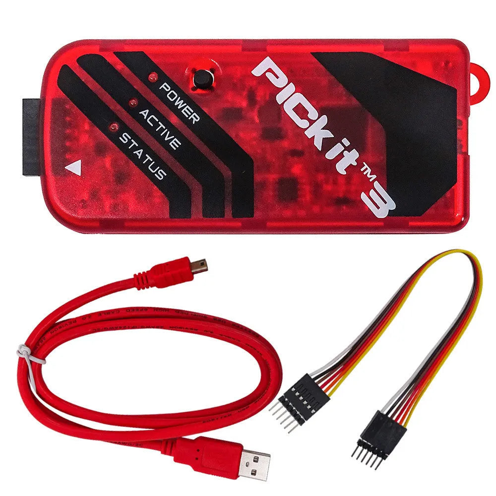 Offline microcontroller programmer burner unit for ICD2, KIT3, and KIT3.5 sockets.