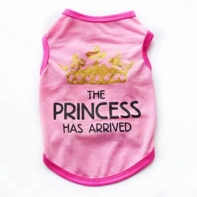 A lightweight cotton vest for puppies in a choice of colours, suitable for spring and summer wear.