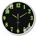20cm luminous wall clock with modern design in choice of colours for home or office