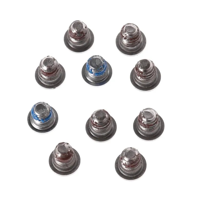 10 metal replacement screws for MacBook Pro Retina A1502 A1398 A1425 bottom shell and speaker repair.