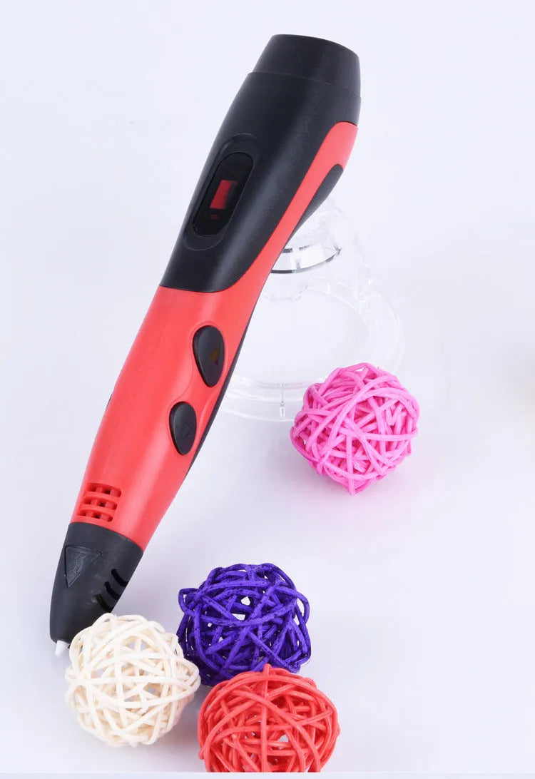 Plastic 3D printing pen with USB cable set for PLA and ABS filament