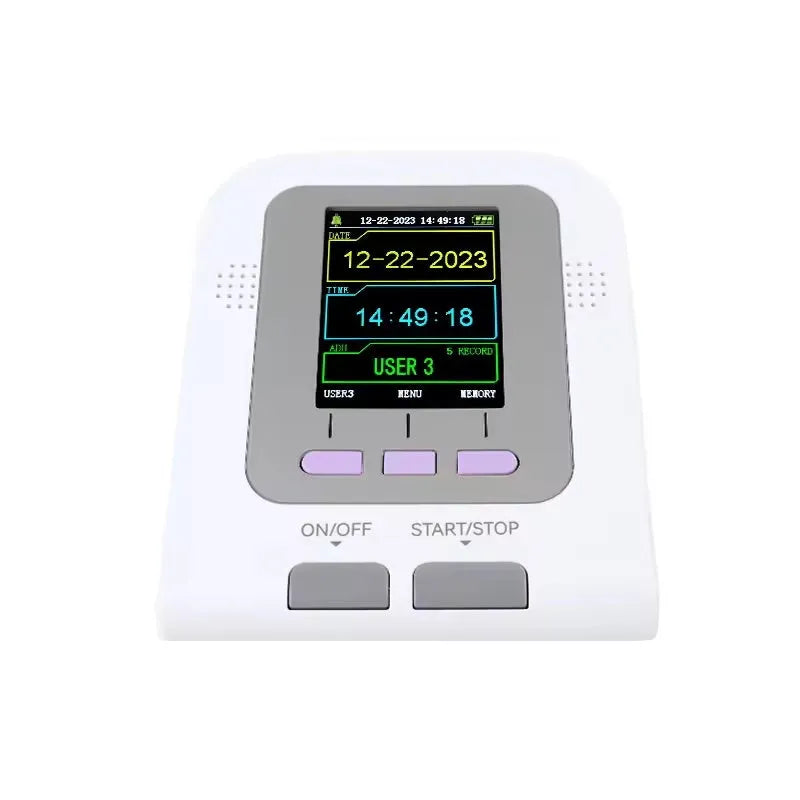 CONTEC08A veterinary digital blood pressure monitor with colour display and animal cuff