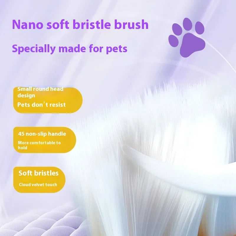 White pet teeth cleaning pen with 5ml gel for dogs and cats