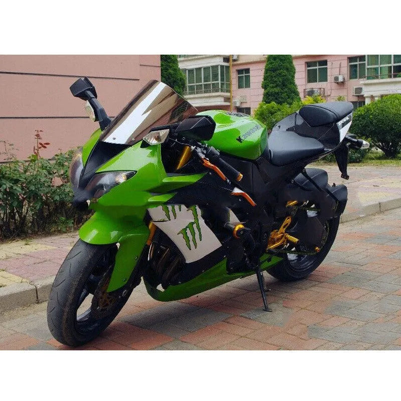 Kawasaki motorcycle replacement windscreen in transparent blue and brown for ZX-6R and ZX-10R models