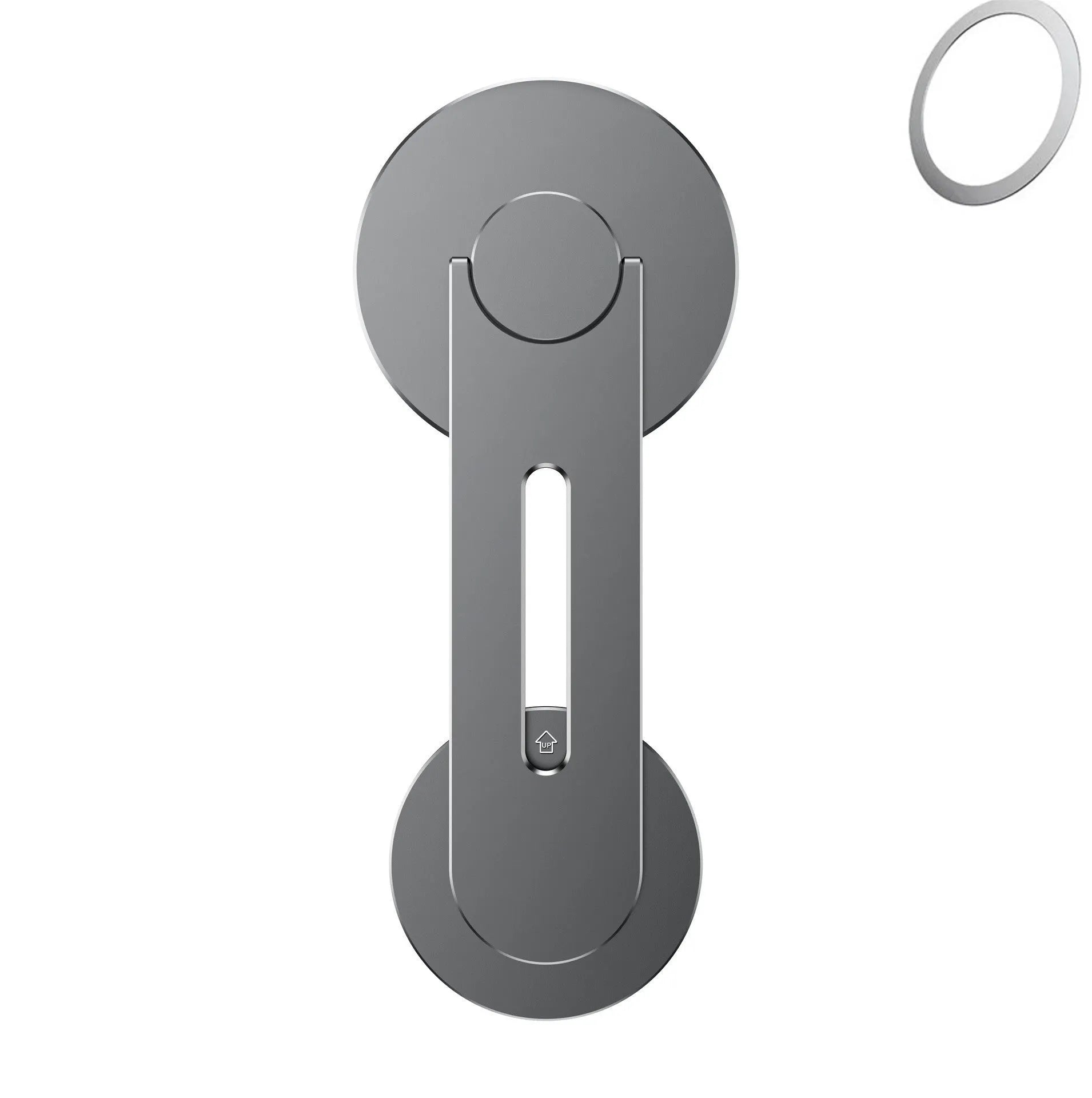 Tesla magnetic phone holder for suspension screens with aluminium alloy frame and 180-degree rotation