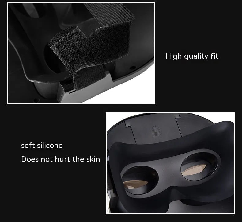 Full colour LED luminous face mask with gesture control and rechargeable battery for Halloween parties