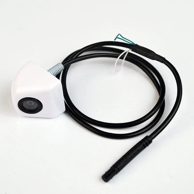 HD waterproof car reversing camera with metal shell and integrated cable