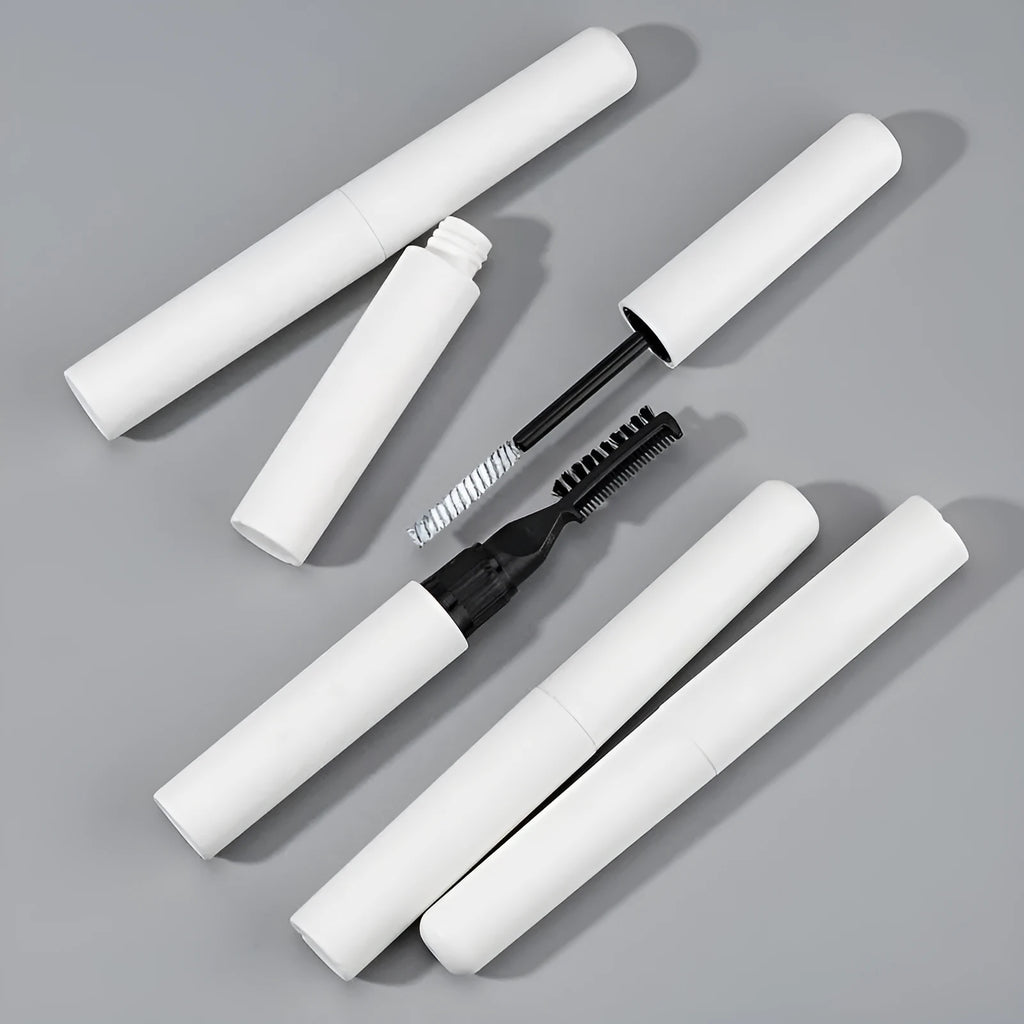 Eyebrow shaping gel with applicator brush for natural wild eyebrow styling
