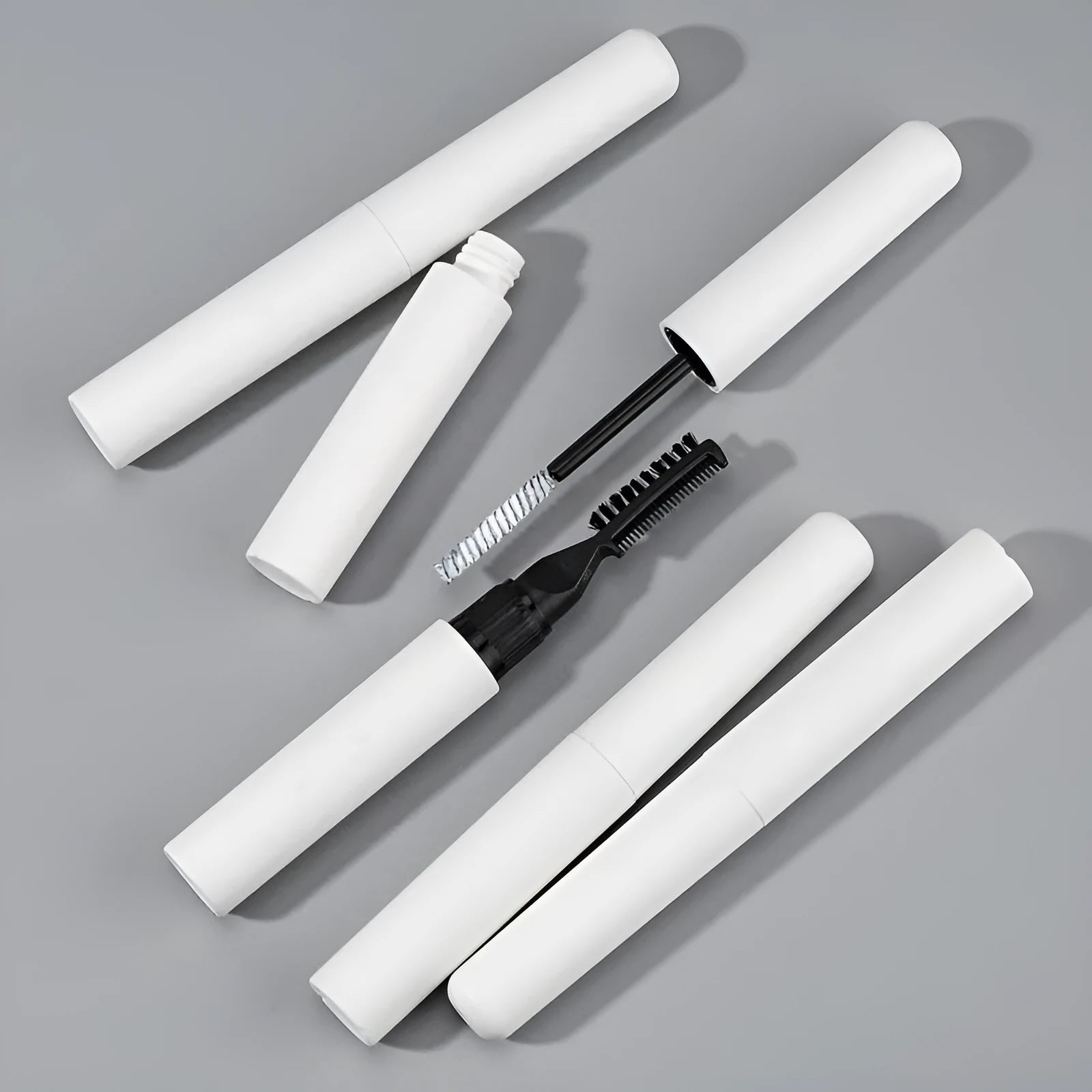 Eyebrow shaping gel with applicator brush for natural wild eyebrow styling