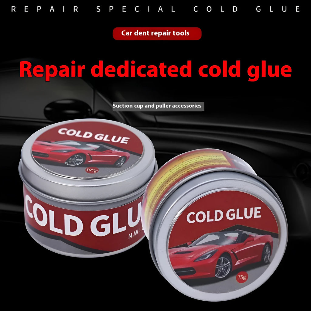 Special cold glue for automobile depression repair in 75g or 100g tub