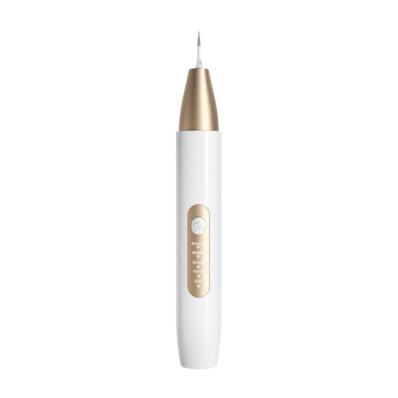 Gold ultrasonic tooth cleaning device for tartar and stain removal at home