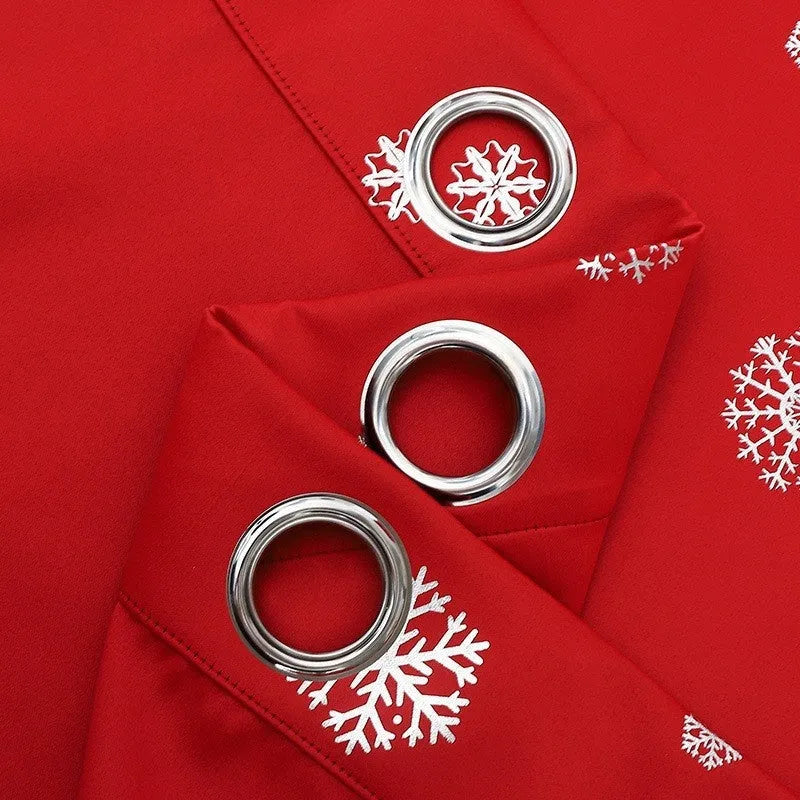 Hole-free snowflake pattern shade cloth curtain in polyester fabric showing high shading properties