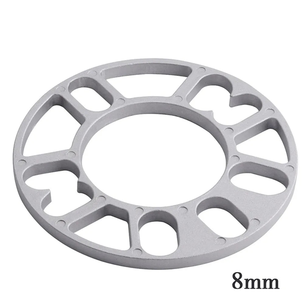 Universal automotive wheel hub widening gasket spacer in 3mm 5mm 8mm 10mm thicknesses.