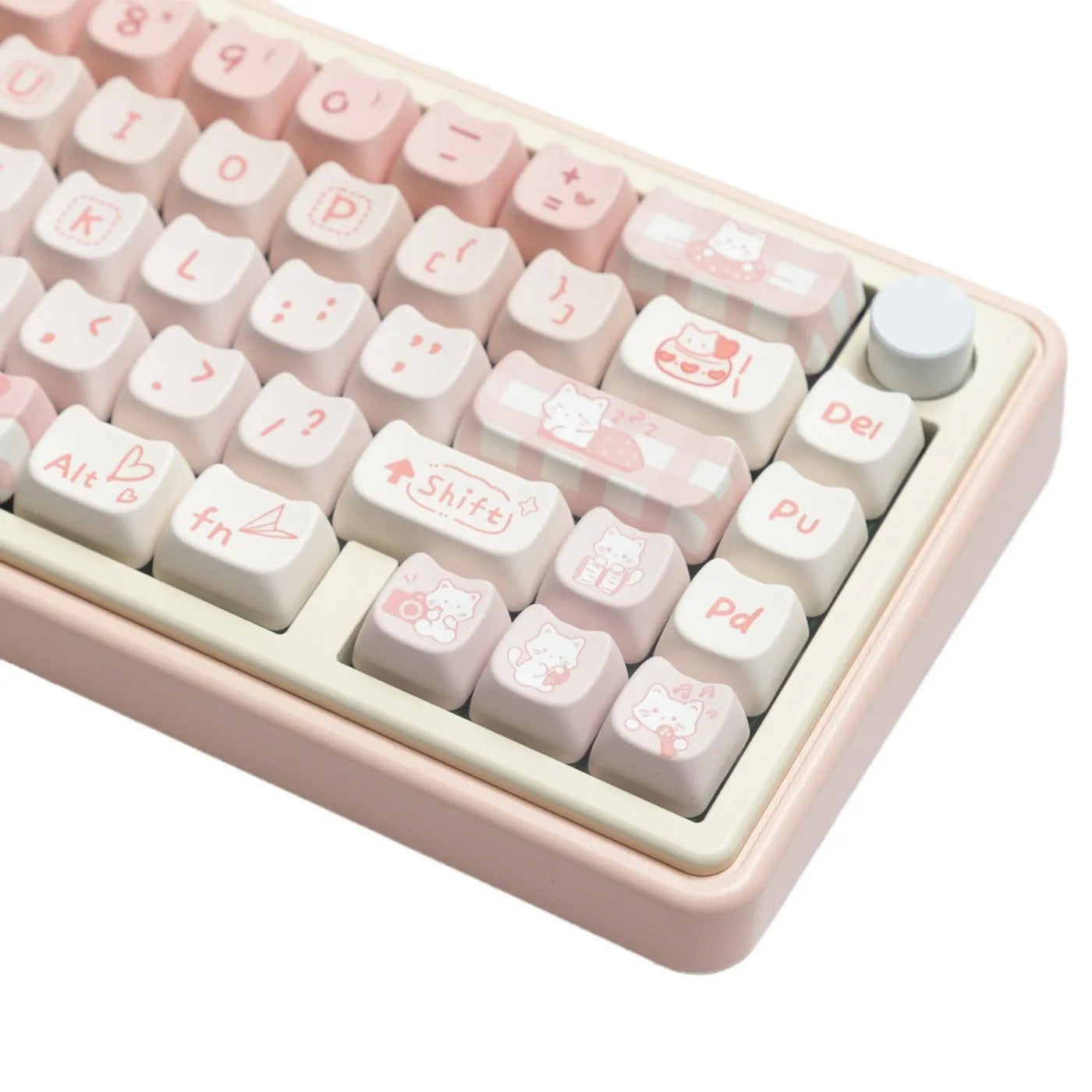 Full set of PBT sublimation key caps for mechanical keyboards with over 98 individual keys