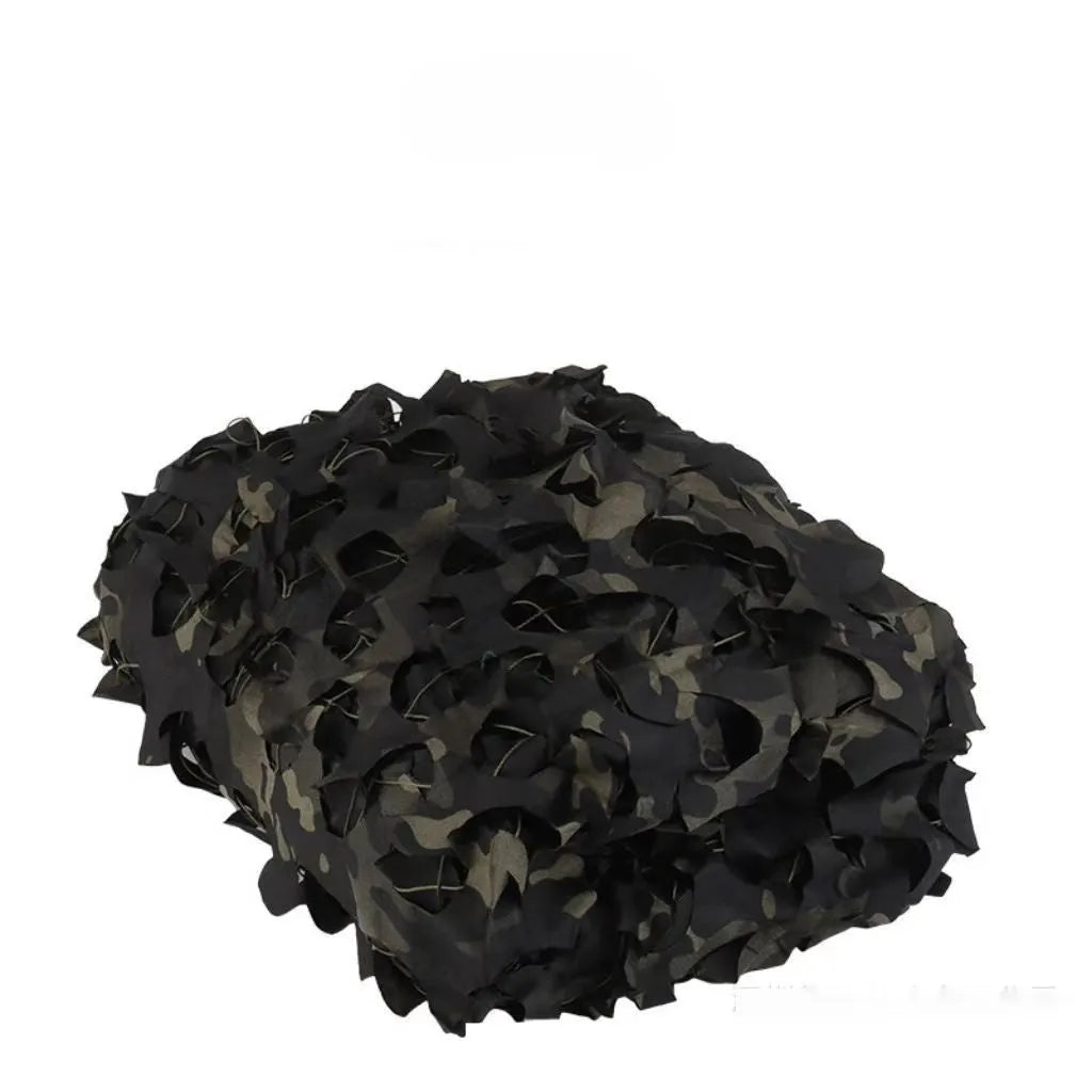 Green military camouflage net with UV protection for outdoor sunshade and concealment applications