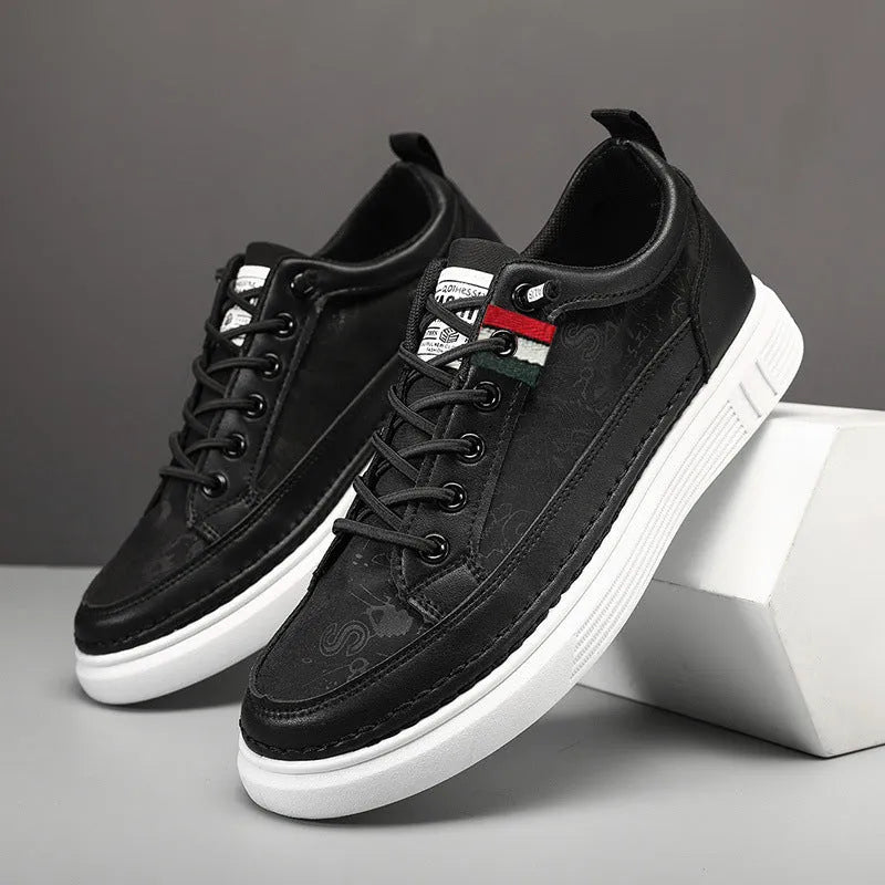 Men's high-cut bandage style casual sneaker in grey with a round toe and PVC sole.