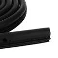 Black rubber sliding door seal strip for Toyota Hiace High Roof, 5 metres long