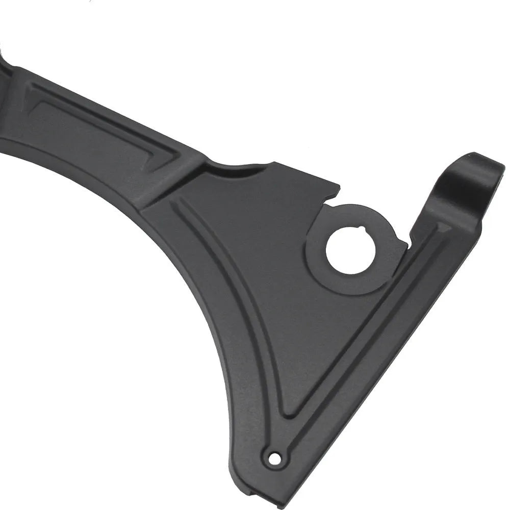 Matte black motorcycle cockpit fairing accessory for BMW R1250GS and R1200GS LC models