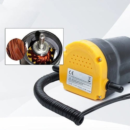 12V electric self-priming oil gear pump with engineering plastic body for fluid transfer
