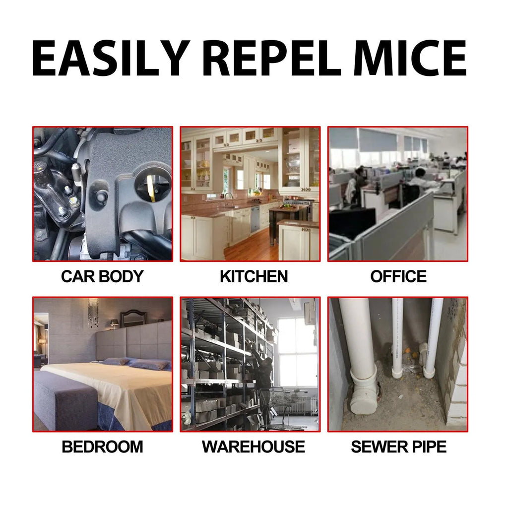 60ml rat repellent spray bottle with natural oils formula for home, outdoor and car use