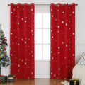 Hole-free snowflake pattern shade cloth curtain in polyester fabric showing high shading properties
