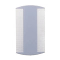 Plastic fine teeth double-edged lice comb in 8x7.5cm size showing colour options