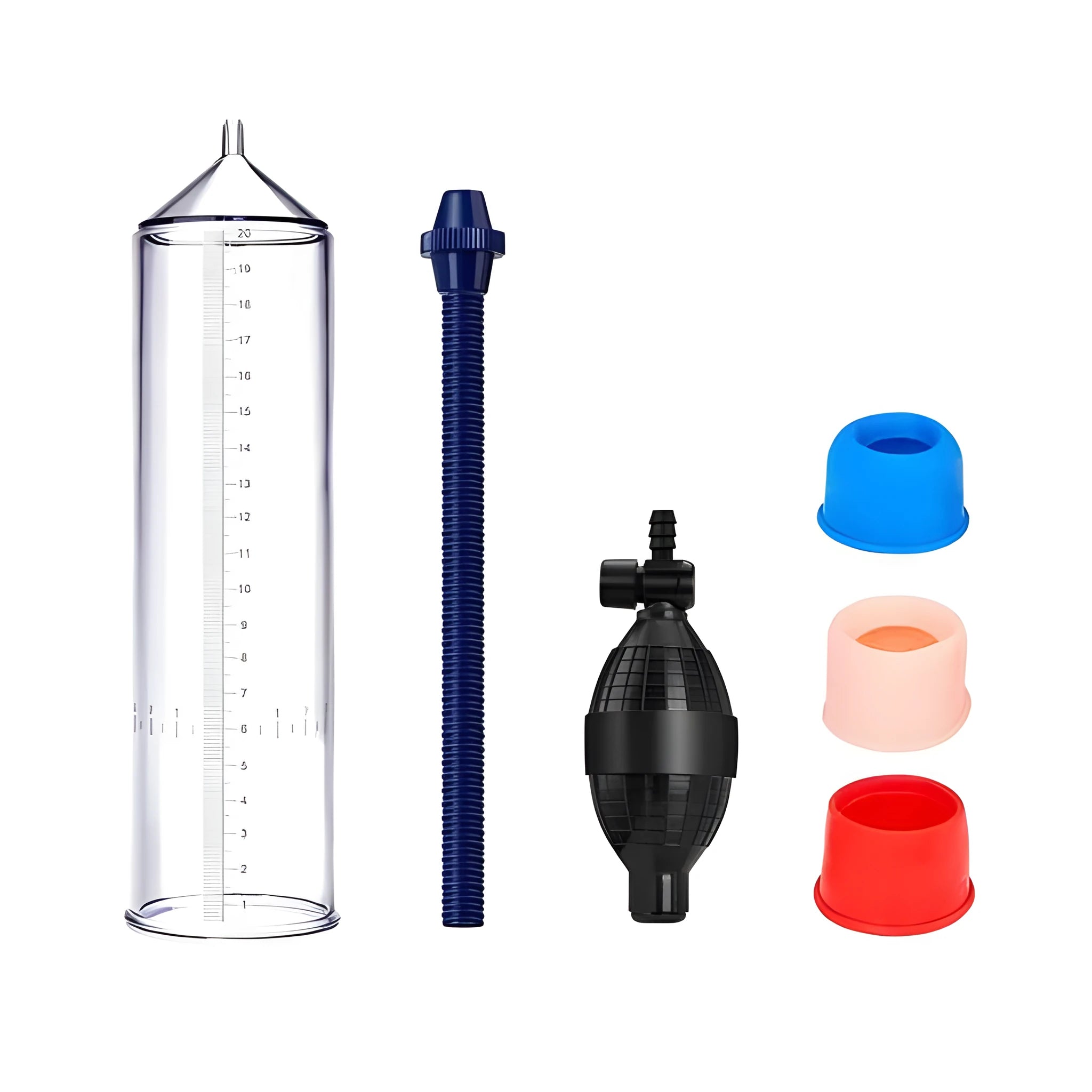Male minimalist home exercise machine silicone cover with plastic valve exerciser