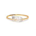 Women's geometric ring with a coloured agate stone set in a square niche, showing colour options BZ0072 to BZ0079.
