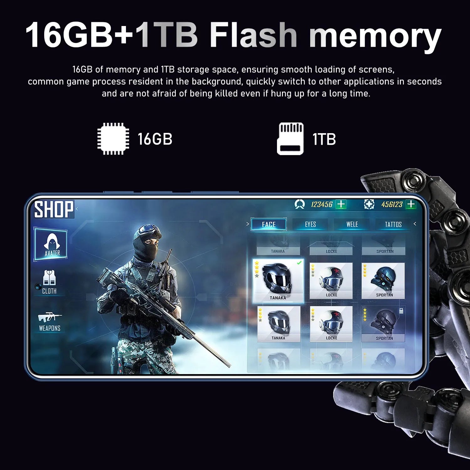 GT10 Pro Android smartphone in Blue or Silver with straight plate design and international power adapters
