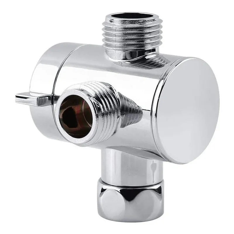 Copper shower water distributor with metal joint connection and American bracket mounting