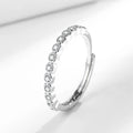 Women's geometric open mouth tail ring with electroplated finish in white gold or yellow gold colour options