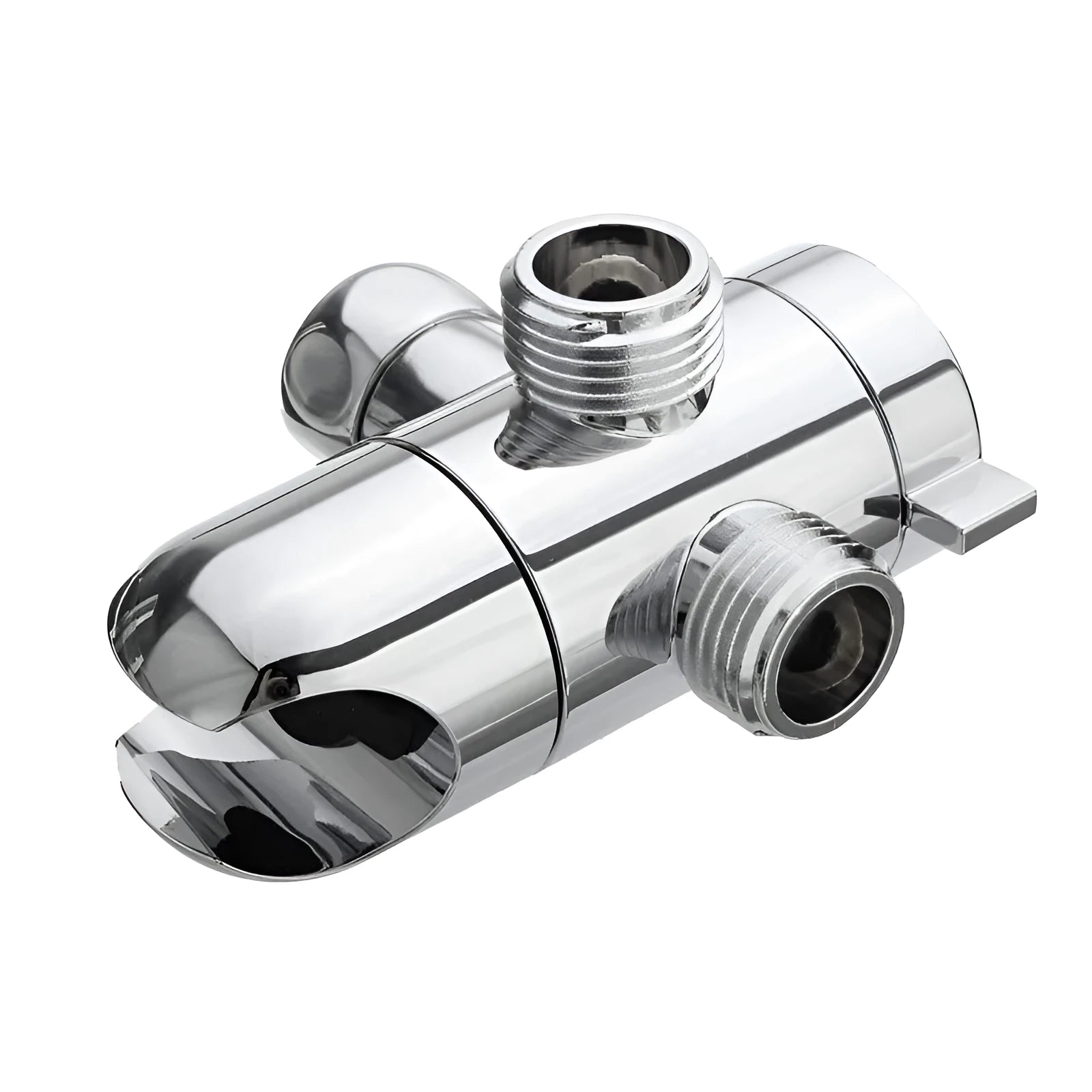 Copper shower water distributor with metal joint connection and American bracket mounting