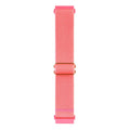 Quick release elastic polyester woven watch strap in black, 20mm width, for Samsung, Garmin, Huawei smartwatches