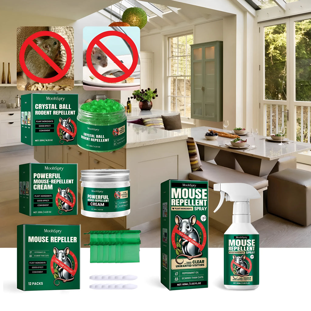 60ml rat repellent spray bottle with natural oils formula for home, outdoor and car use