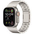 Stainless steel Apple Watch strap with magnetic buckle in multiple colour options