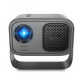Black portable HD smart projector with Android system and remote control