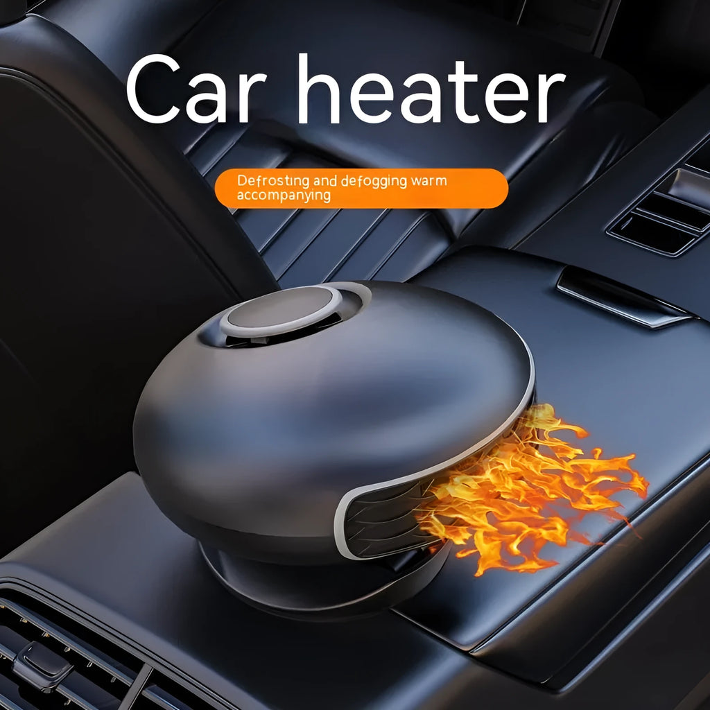 YF-180 black car warm air blower heater with power cable for defrosting and demisting vehicle windows