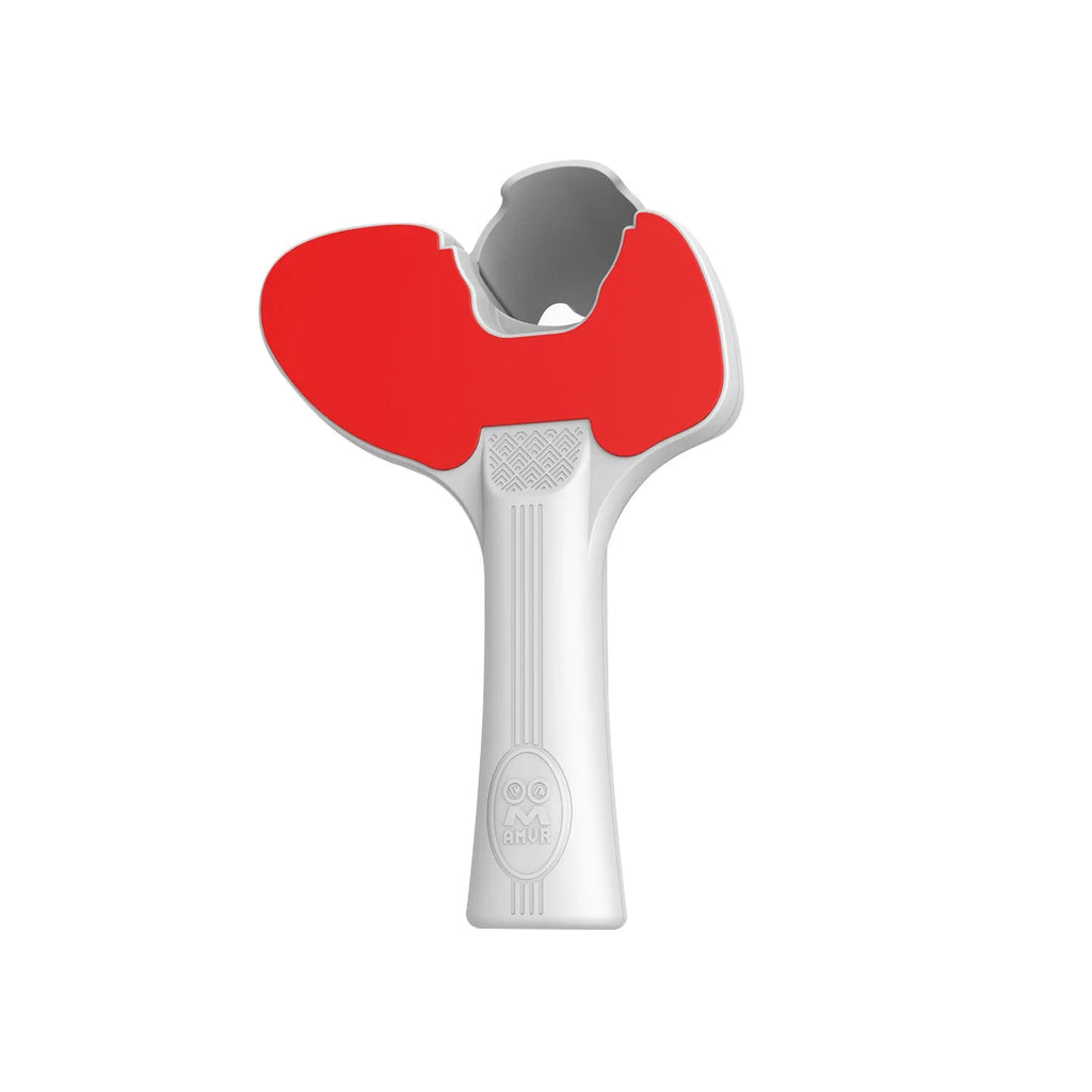 Red and blue plastic silicone table tennis racket hand grip accessory for Pico 4 VR controllers