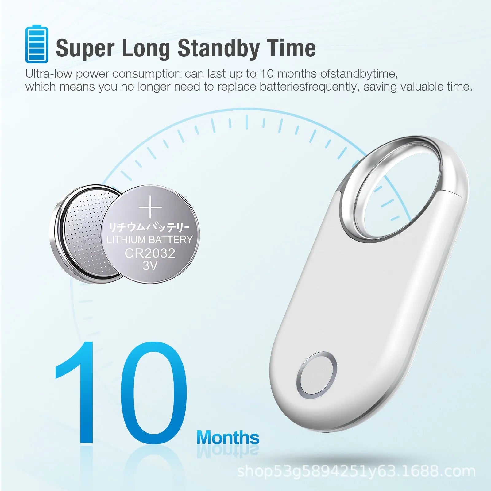 Compact black and white GPS tracking device for pets and children with USB charging port