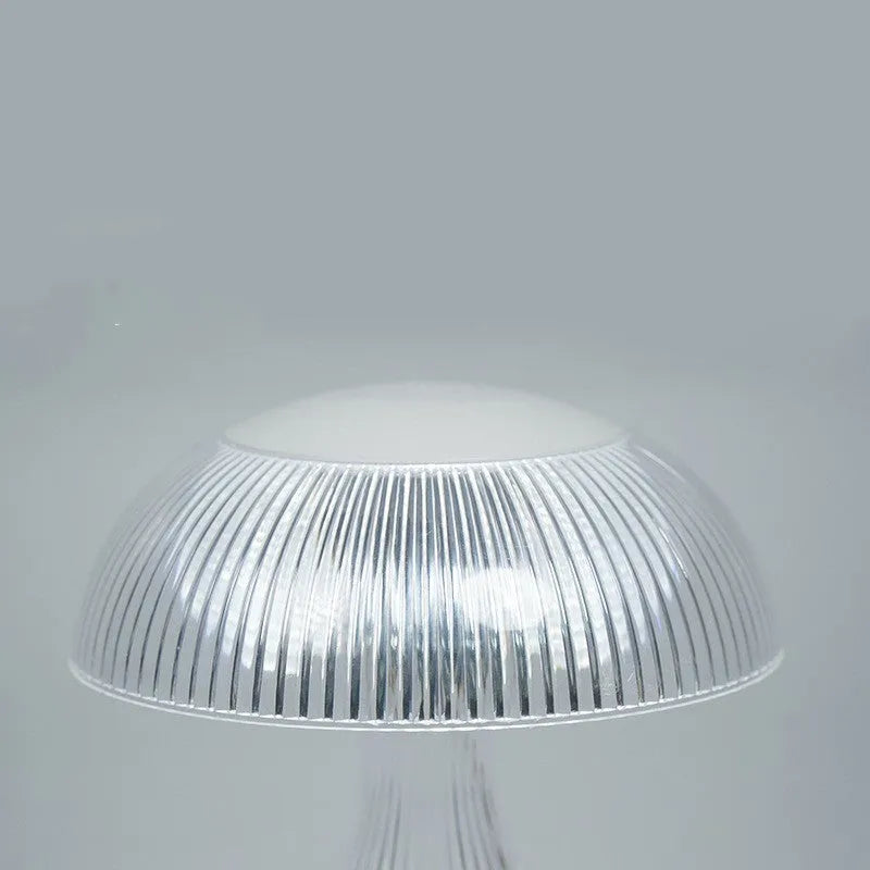 USB rechargeable touch night lamp with 20x16cm acrylic light body showing three colour settings