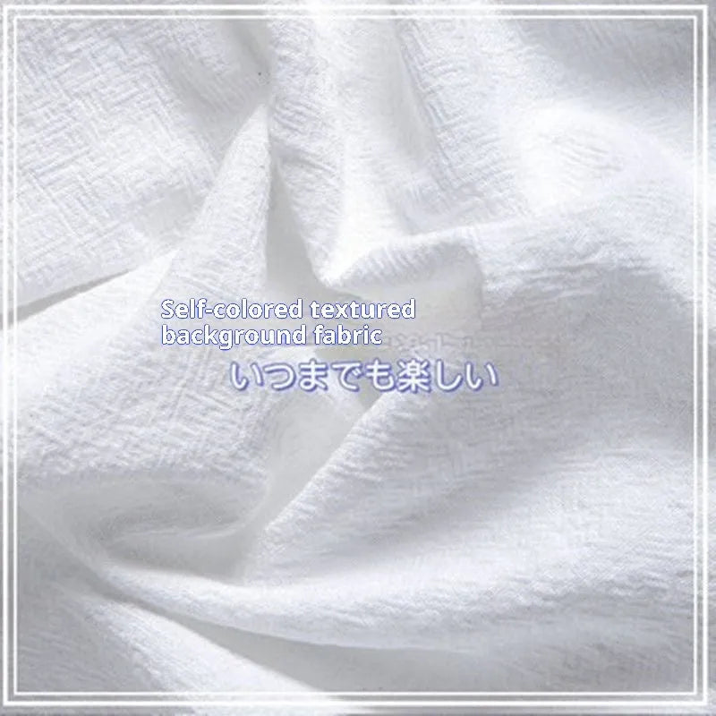 Pure cotton alien-shaped texture props photo tablecloth in beige on a studio backdrop