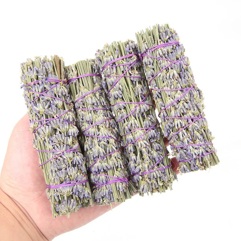 4 inch lavender scented natural dried flower aromatherapy stick for air freshening