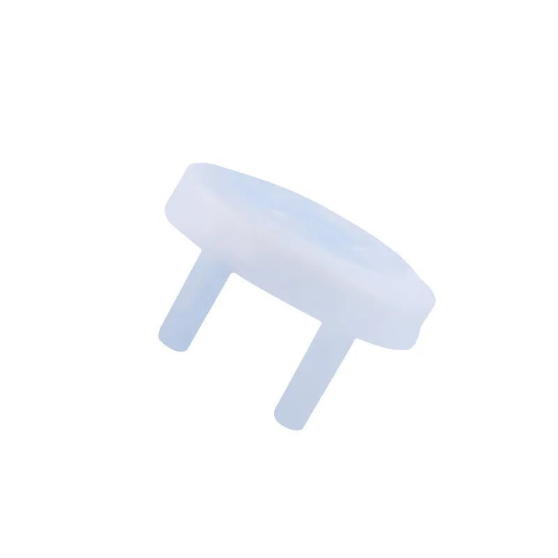 White plastic children's safety socket protective cover anti-electric shock single unit