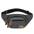 Waterproof slanted chest bag in nylon with adjustable strap, shown in available colours.