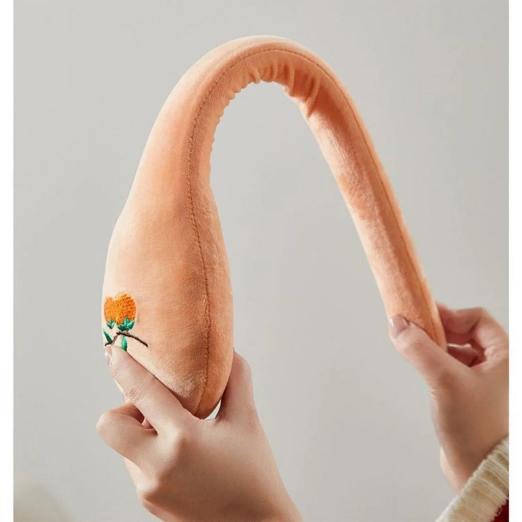 48 cm long zipper style persimmon handheld percussion massage stick for back pounding.