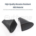 Two black ABS plastic car door trash cans designed for the front door pockets of a Tesla Model Y.