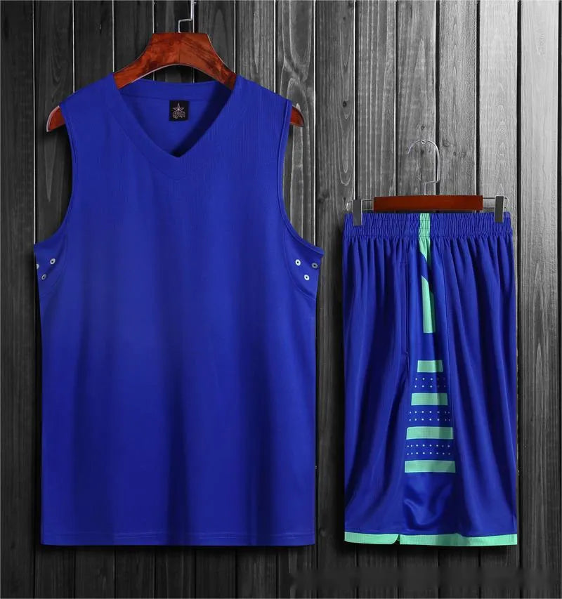 A white breathable sports vest for basketball and campus training on a mannequin.